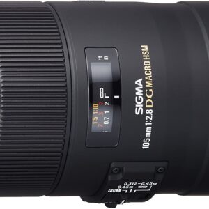 Sigma 105mm F2.8 EX DG OS HSM Macro Lens for Nikon DSLR Camera