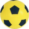 HTI Toys & Games Fun Sport Size 5 Yellow Football | Indoor/Outdoor Soft Sponge Foam Soccer Ball Great Fun For Adults And Kids Boys & Girls