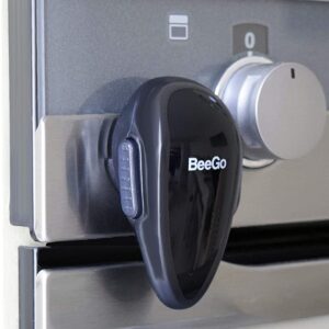 BeeGo Oven Safety Child Lock, Protect Babies & Toddlers, Easy Install (1 x Lock) - Black