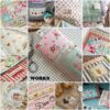 Misscrafts 25pcs Large 30cm*30cm TOP Cotton Craft Fabric Bundle Squares Patchwork Lint DIY Sewing Scrapbooking Quilting Dot Pattern Artcraft