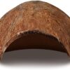 Coco Hut for Aquatic Pets, Made of Raw Coconut, Smooth Edges, Comfortable & Cute Hideout, Snag-Free Surface to Keep Fish, Snail and other pets Safe, Perfect for Breeding