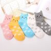 Jeasona Womens Cat Socks Cotton Cute Animals Funny Funky Novelty Gifts for Women