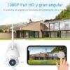 Security Camera Outdoor, Goowls CCTV Camera 1080P HD 2.4G WiFi Home Security with Pan/Tilt Waterproof Camera Smart IP Camera Night Vision 2-Way Audio Motion Detection Cloud Service Woks with Alexa