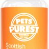 Pets Purest Scottish Salmon Oil For Dogs, Cats, Horses, Ferrets & Pets - 100% Pure Premium Food Grade - Natural Omega 3, 6 & 9 Supplement - Promotes Coat, Skin, Joint and Brain Health (500 ml)
