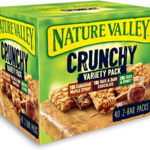 Nature Valley Crunchy Granola Bars Variety Pack 40 Bars Big Value pack