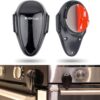 Oven Child Safety Locks, Set of 2, Heat-Resistant 3M Adhesive Locks for Kitchen Childproofing, Double Button Design, Stove Guard Security, Suitable for Washing Machine, Dishwasher and Microwave, Black