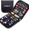 Travel Sewing Kit, AUERVO Over 70 DIY Premium Sewing Supplies,Mini Sewing kit for Home, Travel & Emergency Filled with Mending and Sewing Needles, Scissors, Thimble, Thread,Tape Measure etc