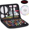 Sewing Kit, SMALUCK 128pcs DIY Premium Sewing Supplies, Mini Sewing Accessories for Travel, Home, DIY, Beginners, Emergency, Adults, Kids and Camping, Including 40 Spools of Thread, Sewing Needles etc