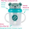 TUM TUM Baby Dinner Set for Weaning, Baby Weaning Set inc. Baby Suction Plate, Bowl, Spoon & Sippy Cup (Boris Bear)