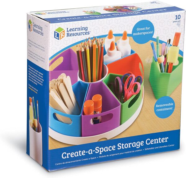 Learning Resources LER3806 Create-A-Space Storage Center, Multicoloured