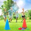 3 in 1 Play equipment set - Includes Ring Toss with Soft Cones, Bean Bags for Throwing, Puzzle Game Pack- Great Fun for Kids & Adults - for Birthday, Carnival, Garden & Outdoor Party - 26 Pieces