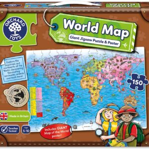 Orchard Toys World Map Jigsaw Puzzle and Poster