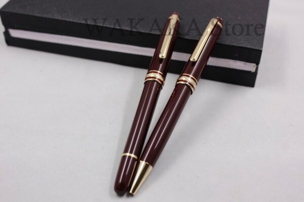 Luxury Drak Red Wakaka mon roller ball pen office supplies ballpoint pen Blanc ink pen