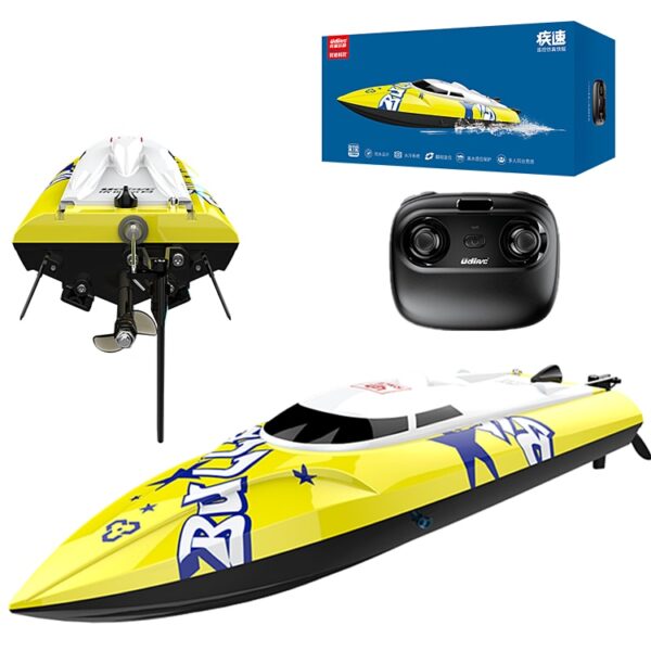 New Brushless RC Racing Boat 20KM/h High Speed Electronic Remote Control Boat Toys For Kids Remote Control Toys