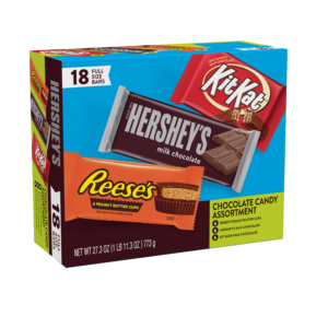 Hershey's, Full Size Candy Bars Variety Pack, 18 Ct.